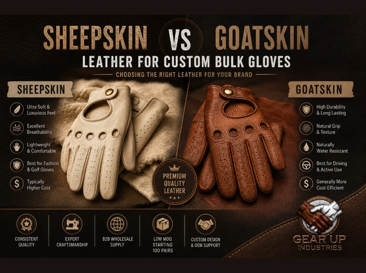Sheepskin vs Goat Skin - See the comparison details
