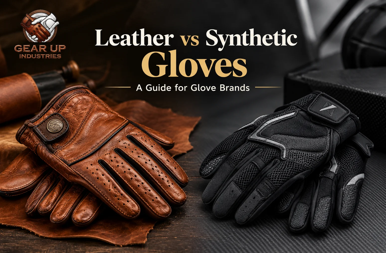 Leather vs synthetic gloves comparison for glove brands